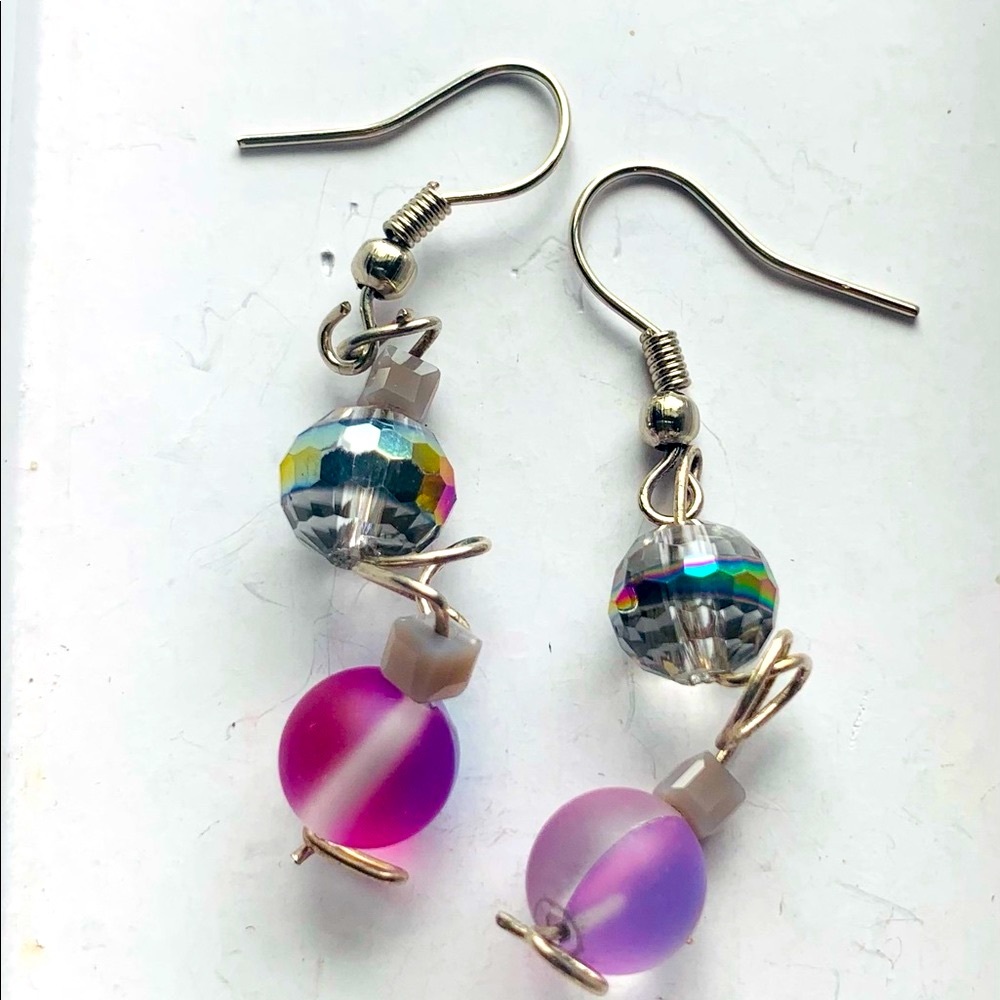 Moonstone earrings